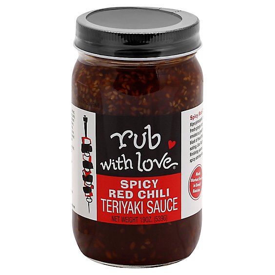 Rub With Love Spicy Red Teriyaki Sauce - 19 Oz