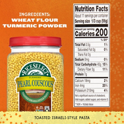 Rice Select Pearl Couscous With Turmeric - 21 Oz - Image 6