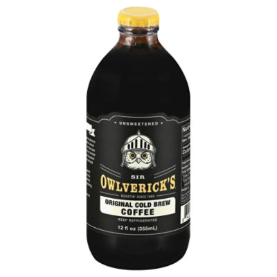 Sir Owlvericks Coffee Cold Brew Original - 12 Oz
