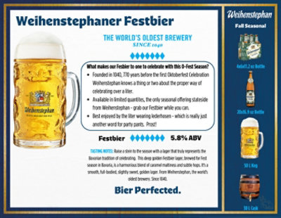 Weihenstephaner Festbier In Bottles - 6-12 Fl. Oz. - Image 2