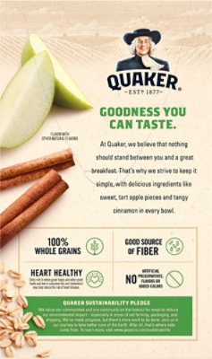 Quaker Instant Oatmeal Apple And Cinnamon - 12.1 Oz - Image 6