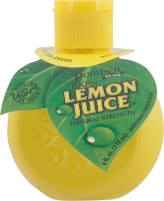 Pompeii Bottle Lemon Juice - 4 Fl. Oz. - Image 2