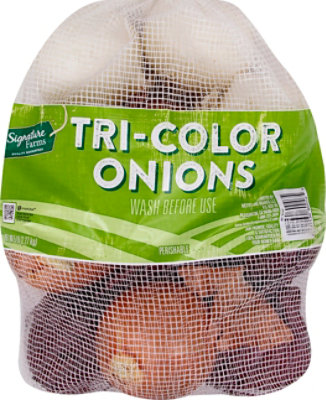 Signature Farms Tri Color Onion Prepacked Bag - 5 Lb - Image 2