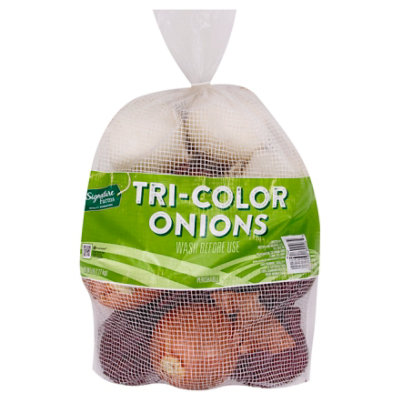 Signature Farms Tri Color Onion Prepacked Bag - 5 Lb - Image 1