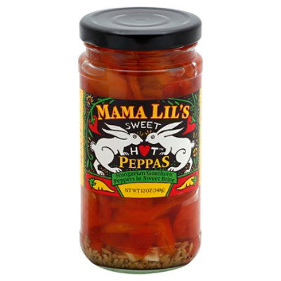 Mama Lils Sweet Hot Peppers In Vngr - 12 Oz - Image 1