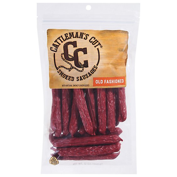 Cattlemans Cut Old Fashioned Smoked Sausages - 12 Oz