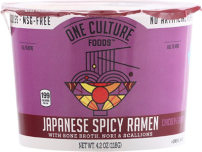 One Culture Foods Japanese Spicy Ramen Soup - 3.7 Oz - Image 2