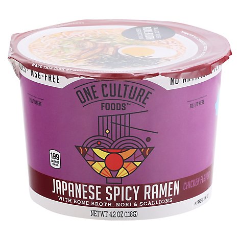 One Culture Foods Japanese Spicy Ramen Soup - 3.7 Oz