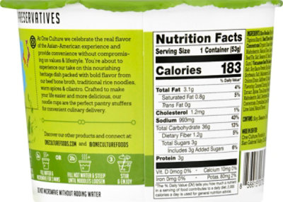 One Culture Foods Vietnamese Beef Pho - 1.88 Oz - Image 6