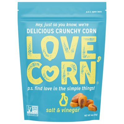 Love Corn Salt & Vinegar Crunchy Corn - 4 Oz - Image 3