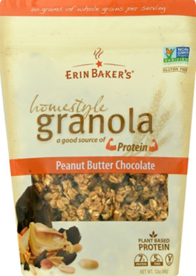 Erin Baker's Peanut Butter Chocolate Homestyle Granola - 12 Oz - Image 2