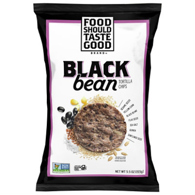 Food Should Taste Good Bean Chips Black Bean Multigrain - 5.5 Oz - Image 2