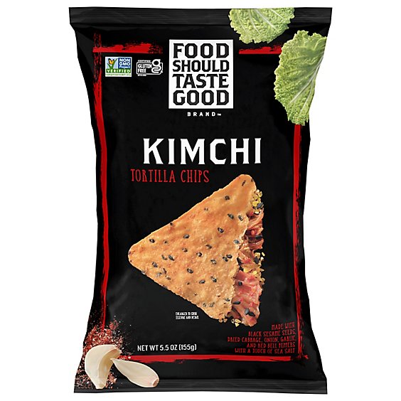 Food Should Taste Good Tortilla Chips Kimchi - 5.5 Oz