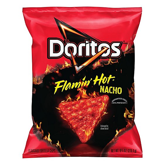 Doritos Flamin Hot Nacho Tortilla Chip - 9.75 Oz