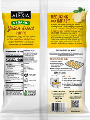 Alexia Potato Puffs Yukon Select - 16 Oz - Image 6