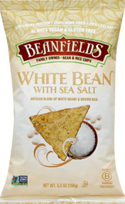 Beanfields Bean & Rice Chips White Bean With Sea Salt - 5.5 Oz - Image 2