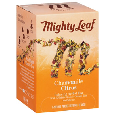 Mighty Leaf Chamomile Citrus Herbal Tea - 15 Count