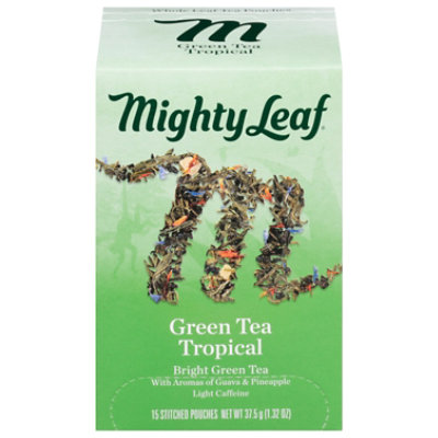 Mighty Leaf Tropical Green Tea - 15 Count - Image 3