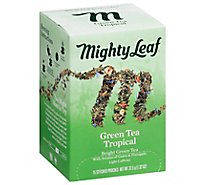 Mighty Leaf Tropical Green Tea - 15 Count