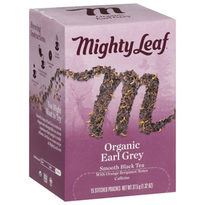 Mighty Leaf Organic Earl Grey Black Tea - 15 Count