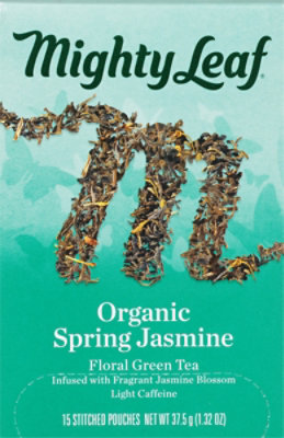 Mighty Leaf Organic Spring Jasmine Green Tea - 15 Count - Image 2