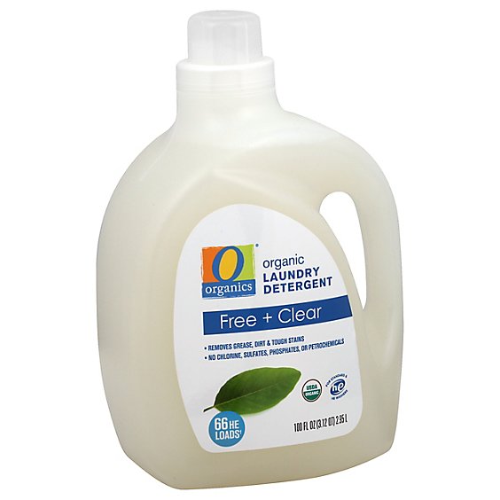 O Organics Laundry Detergent Free & Clear - 100 Oz