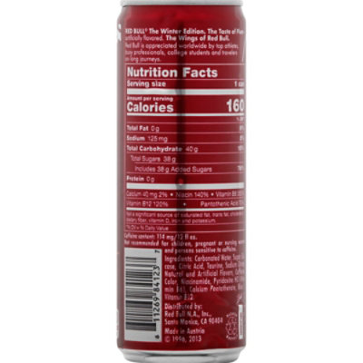 Red Bull Winter Edition Plum Twist - 12 Fl. Oz. - Image 6