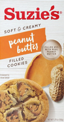 Suzies Cookies Filled Soft & Creamy Peanut Butter - 5.29 Oz - Image 2