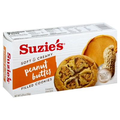 Suzies Cookies Filled Soft & Creamy Peanut Butter - 5.29 Oz - Image 1