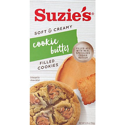 Suzies Cookies Filled Soft & Creamy Cookie Butter - 5.29 Oz - Image 2