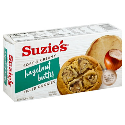 Suzies Cookies Filled Soft & Creamy Hazelnut Butter - 5.29 Oz - Image 1