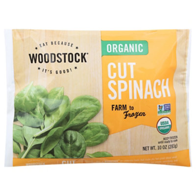 Woodstock Organic Spinach Cut - 10 Oz - Image 3