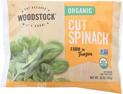 Woodstock Organic Spinach Cut - 10 Oz - Image 2