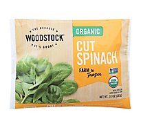 Woodstock Organic Spinach Cut - 10 Oz