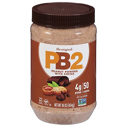 PB2 Peanut Butter Powdered With Premium Chocolate - 16 Oz - Image 1