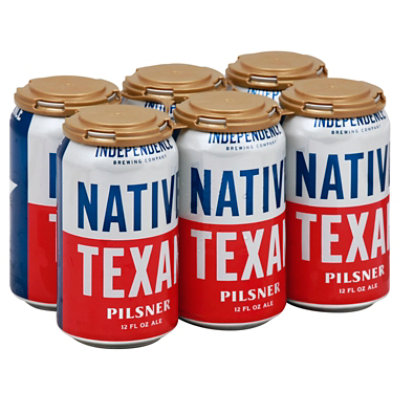 Independence Brewing Co. Native Texan Beer Pilsner - 6-12 Fl. Oz. - Image 1