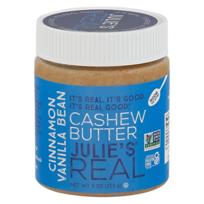 Julies Re Butter Cashew Cnnmn Van - 9 Oz