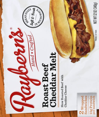 Rayberns Roast Beef Cheddar Melt Sandwich - 12 Oz - Image 6