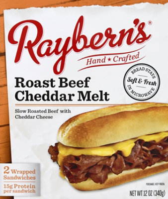 Rayberns Roast Beef Cheddar Melt Sandwich - 12 Oz - Image 2