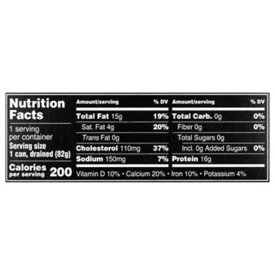 Crown Prince Sardines Brisling In Spring Water - 3.75 Oz - Image 4