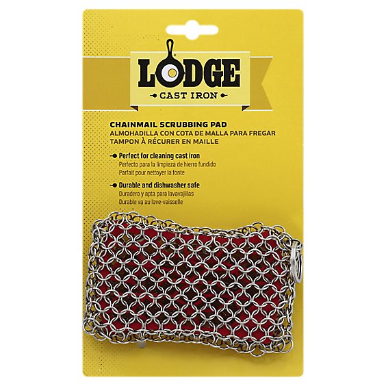 Lodge Chainmail Scrubbing Pad Red - Each