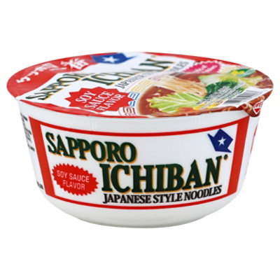 Sapporo Ichiban Ramen Soy Sauce Bowl - 2.91 Oz