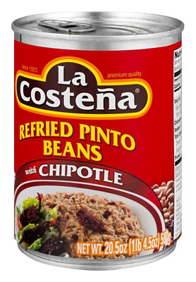 La Costeña Refried Pinto Beans With Chipotle - 20.5 Oz - Image 4