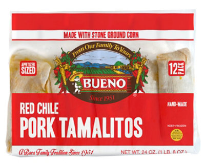 N  Bueno Tamalitos Pork - 24 Oz - Image 1