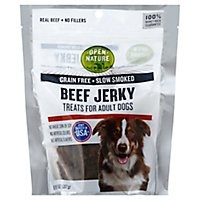 Open Nature Treats For Adult Dogs Beef Jerky - 14 Oz - Image 1