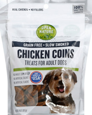 Open Nature Treats For Adult Dogs Chicken Coins - 14 Oz - Image 2
