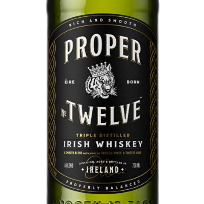 Proper No. Twelve Irish Whiskey 80 Proof - 750 Ml - Image 4