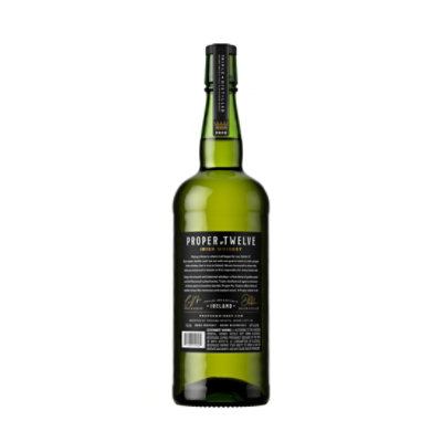 Proper No. Twelve Irish Whiskey 80 Proof - 750 Ml - Image 3