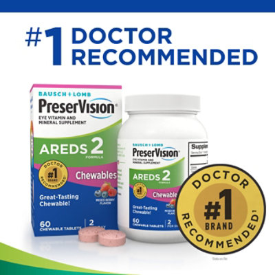 PreserVision AREDS 2 Mixed Berry Eye Vitamin Formula - 60 Count - Image 4