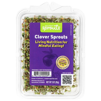 Wild About Sprouts Crunchy Clover - 3 Oz